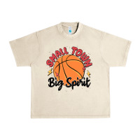Sandshell small town big spirit Urban Heavy Tee - MaliasSmallBusiness