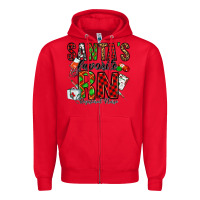 Red santa's favorite rn Zipper Hoodie - Jasminsmagicworld