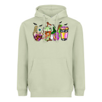 Matcha Halloween coffee cups Heavyweight Hoodie - NancyCooperArtShop