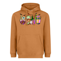 Meerkat Halloween coffee cups Heavyweight Hoodie - NancyCooperArtShop