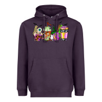 Plum Halloween coffee cups Heavyweight Hoodie - NancyCooperArtShop