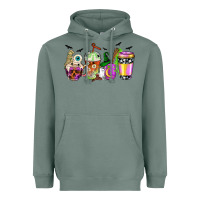Sage Halloween coffee cups Heavyweight Hoodie - NancyCooperArtShop