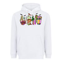 White Halloween coffee cups Heavyweight Hoodie - NancyCooperArtShop