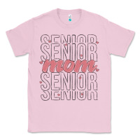 Bubblegum Pink mom senior Classic Tee - MaliasSmallBusiness