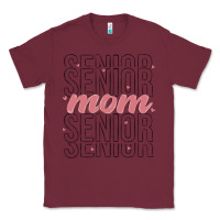 Burgundy mom senior Classic Tee - MaliasSmallBusiness