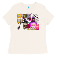 Bone drink up witches Ladies Tee - CowhideDigitalArt