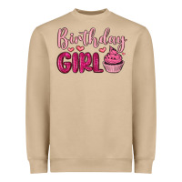 Mushroom birthday girl cupcake Heavyweight Sweatshirt - MaliasSmallBusiness