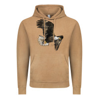 Vintage Camel White Headed Eagle Vintage Hoodie - LillyAllenDesigns