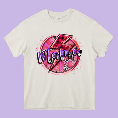 Mama Valentine Heavy Core Tee Designed By Racoondesign