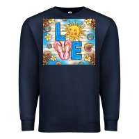 Navy summer love Premium Sweatshirt - TumblerDesignByShophia