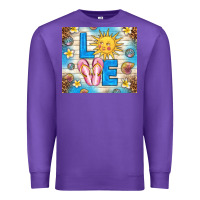 Purple summer love Premium Sweatshirt - TumblerDesignByShophia