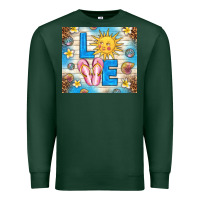 Sports Green summer love Premium Sweatshirt - TumblerDesignByShophia