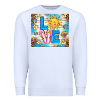 White summer love Premium Sweatshirt - TumblerDesignByShophia