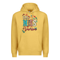 Antique Gold Little miss America 4th of july Premium Hoodie - HowdyJamesFarm