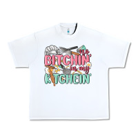 White no bitchin in my kitchin Urban Heavy Tee - MaliasSmallBusiness