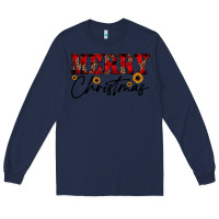 Navy merry christmas Long Sleeve Tee - JahusDesignShop