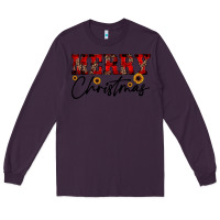 Plum merry christmas Long Sleeve Tee - JahusDesignShop