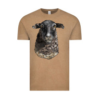 Vintage Coffee dorper sheep head Vintage Tee - LillyAllenDesigns