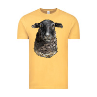 Vintage Mustard dorper sheep head Vintage Tee - LillyAllenDesigns