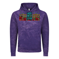 Cloud Purple mexico with roses Vintage Hoodie - Jasminsmagicworld