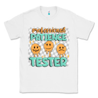White professional patience Classic Tee - MaliasSmallBusiness