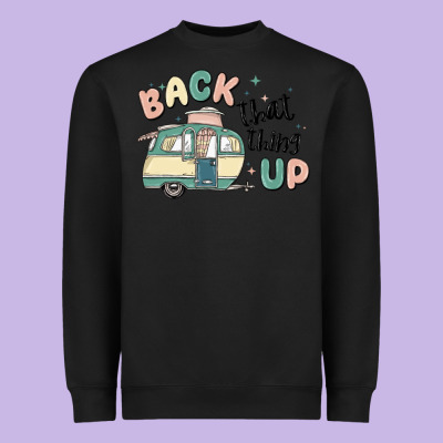 Back That Thing Up Heavyweight Sweatshirt Designed By Maliassmallbusiness