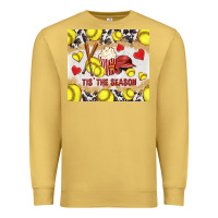 Antique Gold tis' the season softball with cowhide tumbler tbs Premium Sweatshirt - TumblerDesignByShophia