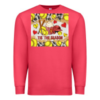 Cardinal tis' the season softball with cowhide tumbler tbs Premium Sweatshirt - TumblerDesignByShophia