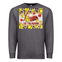 Charcoal Heather tis' the season softball with cowhide tumbler tbs Premium Sweatshirt - TumblerDesignByShophia