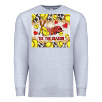 Heather Grey tis' the season softball with cowhide tumbler tbs Premium Sweatshirt - TumblerDesignByShophia