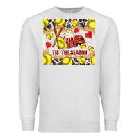 Oatmeal Heather tis' the season softball with cowhide tumbler tbs Premium Sweatshirt - TumblerDesignByShophia