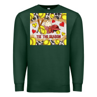 Sports Green tis' the season softball with cowhide tumbler tbs Premium Sweatshirt - TumblerDesignByShophia