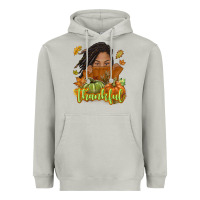 Moon Dust Thankful Fall with black girl Heavyweight Hoodie - NancyCooperArtShop