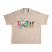 French Oak love school bus Urban Heavy Tee - MaliasSmallBusiness