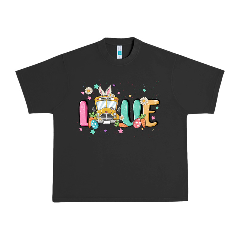 Love School Bus Urban Heavy Tee by MaliasSmallBusiness | Teevron