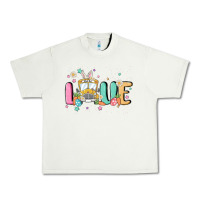 Pistachio love school bus Urban Heavy Tee - MaliasSmallBusiness