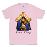Bubblegum Pink True Story Black Classic Tee - CowhideDigitalArt