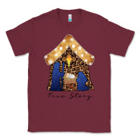 Burgundy True Story Black Classic Tee - CowhideDigitalArt
