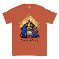 Copper True Story Black Classic Tee - CowhideDigitalArt