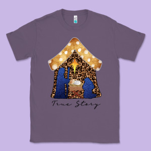True Story Black Classic Tee Designed By Cowhidedigitalart