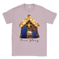 Lilac True Story Black Classic Tee - CowhideDigitalArt