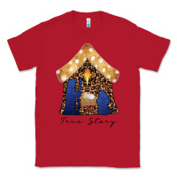 Red True Story Black Classic Tee - CowhideDigitalArt