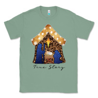 Sage True Story Black Classic Tee - CowhideDigitalArt