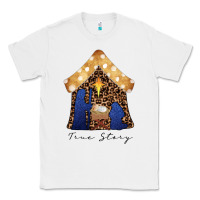 White True Story Black Classic Tee - CowhideDigitalArt