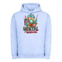 Dental Assistant Dentist Frappe Urban Hoodie | Teevron