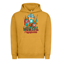 Pigment Peanut Butter Dental Assistant Dentist Frappe Urban Hoodie - FaDigitalArtStudio