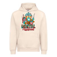 Sandshell Dental Assistant Dentist Frappe Urban Hoodie - FaDigitalArtStudio