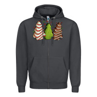 Smoke Christmas cakes Zipper Hoodie - Jasminsmagicworld