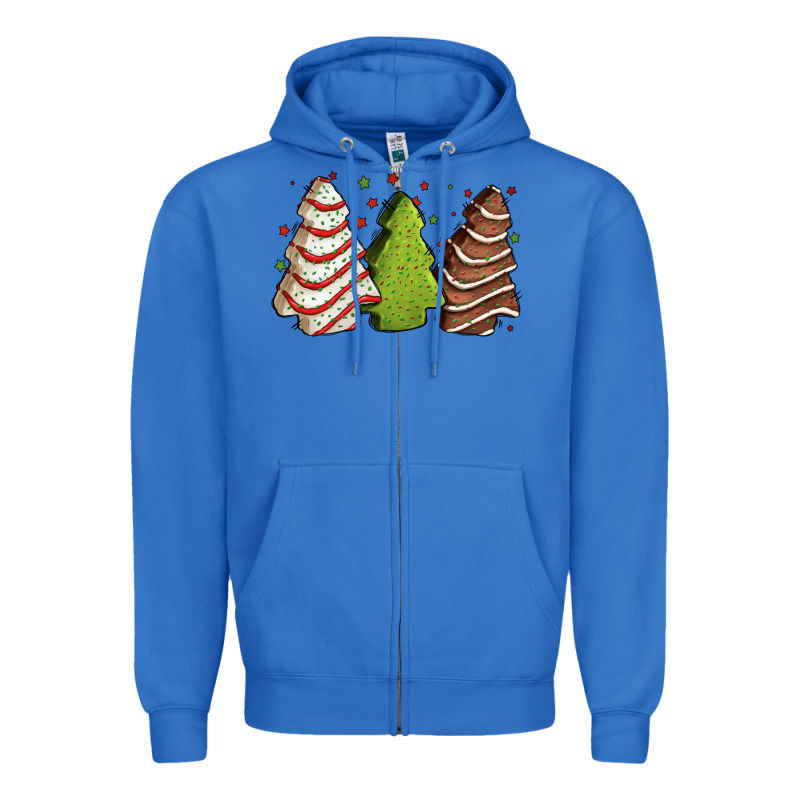 Christmas Cakes Zipper Hoodie by Jasminsmagicworld | Teevron
