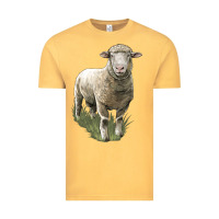 Vintage Mustard dorset sheep Vintage Tee - LillyAllenDesigns